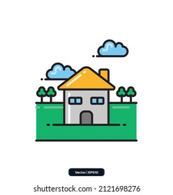 home icon. map and navigation icons. Icons included Maps, location and navigation icons. Collection of high quality vector icons.