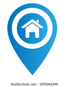Home icon and Map pointer