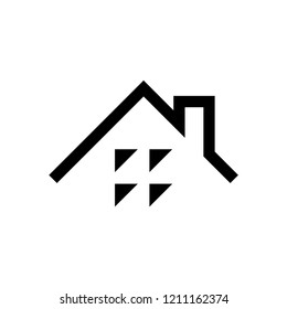 Home icon. Minimal home icon - web homepage symbol - vector website sign.
