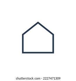 Home icon modern vector line design symbol sign house dashboard
