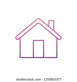 home icon in nolan style. One of Web collection icon can be used for UI, UX
