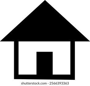 home icon on a blue background