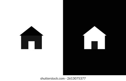 Home icon on transparent background