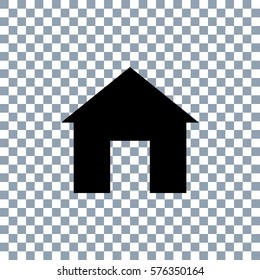 home icon on transparent background