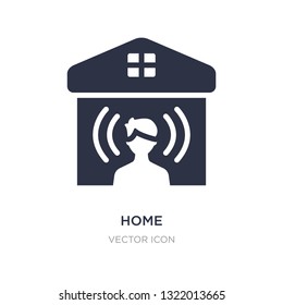 home icon on white background. Simple element illustration from Blogger and influencer concept. home sign icon symbol design.