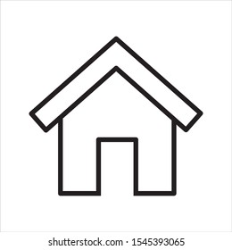 home icon on a white background