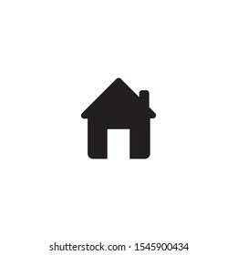 Home icon on a white background
