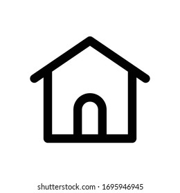 Home icon on white background