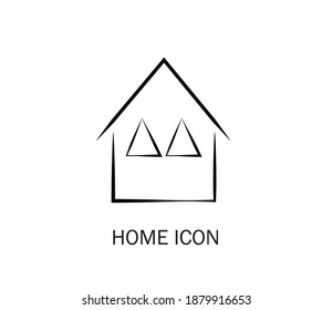 home icon on the white background