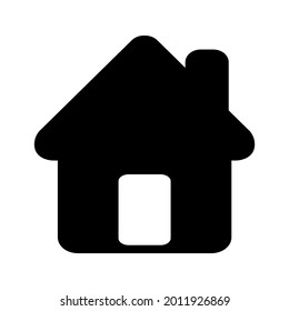 Heimsymbol auf weißem Hintergrund