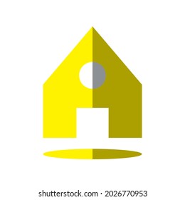 icono de inicio en un fondo blanco. Diseño plano. Vector EPS 10.