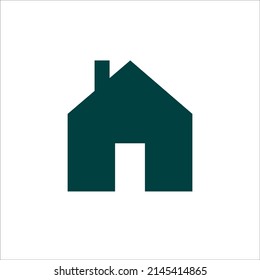 Home icon on a white background. Vector