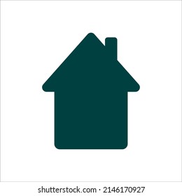 Home icon on a white background. Vector