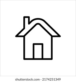 Icono de inicio en fondo blanco