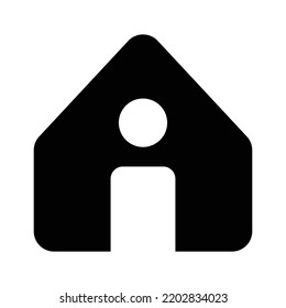 Icono de inicio en fondo blanco