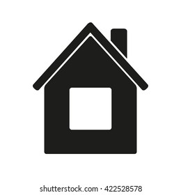 home icon  on a white background vector illustration