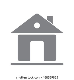 Home icon on white background