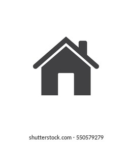 Home icon on the white background