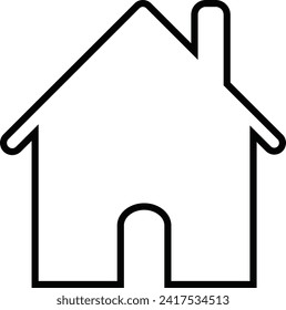 Home icon out lined icon Set of thin line icons of homes and real estate. 