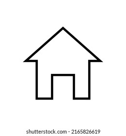 Home icon outline. Pictogram house. Homepage Line symbol for your website design, logo, app, UI. Editable strokes. Vector illustration, Eps10