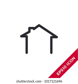 Home icon. Home page button symbol modern, simple, vector, icon for website design, mobile app, ui. Vector Illustration