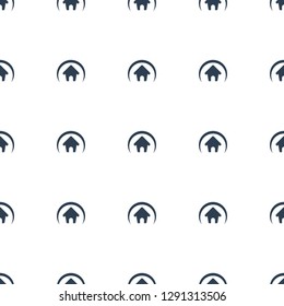 home icon pattern seamless white background. Editable filled home icon. home icon pattern for web and mobile.