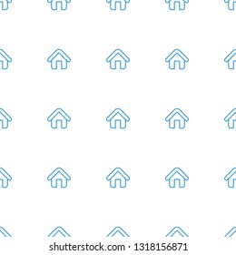 home icon pattern seamless white background. Editable outline home icon. home icon pattern for web and mobile.