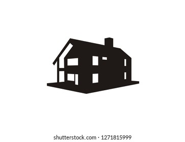 home icon in perspective view