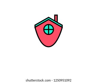 Home icon, property icon