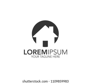 Home icon. real estate design concept