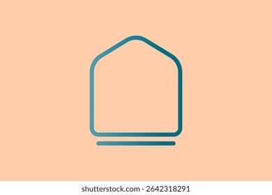 Home icon. icon related to UI elements. suitable for web site, app, user interfaces,element, printable etc. line icon style. simple vector design editable