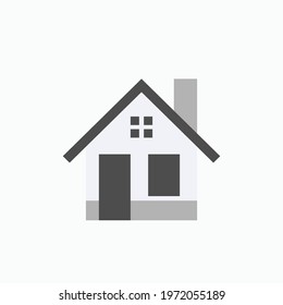 Home Icon. Residence Symbol - Vector.
