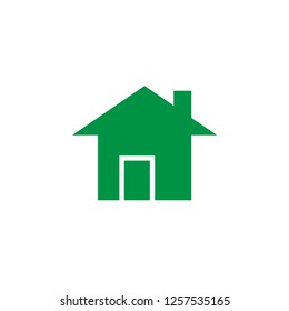 Home Icon. Residential Vector. A Simple Place and Destination Illustration. House Signage. Property Logo Template.