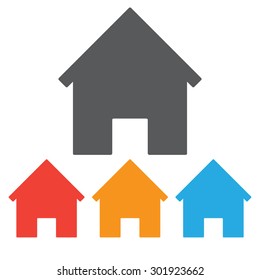Home icon set 