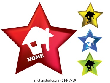 Home icon set