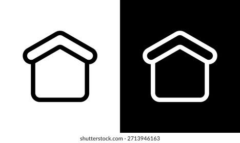 Home With Icon Set Design