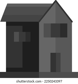 home icon set. house icon. building and building icon. minimalist house. simple house