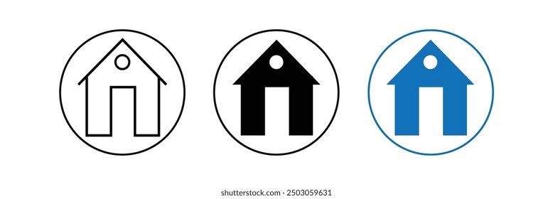 home icon set . house icon vector on white background eps 10.