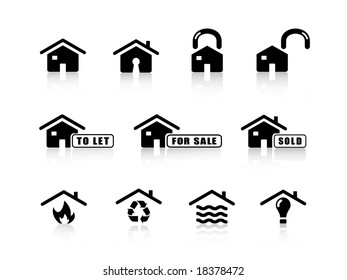 Home Icon Set From Series