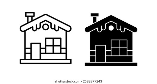 home Icon set. Symbol isolated white background. vector illustration. color editable.