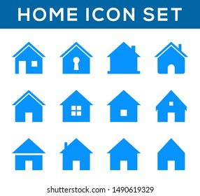 Home Icon Set. Trendy House Icons for Web and Mobile. House Icon Set. 