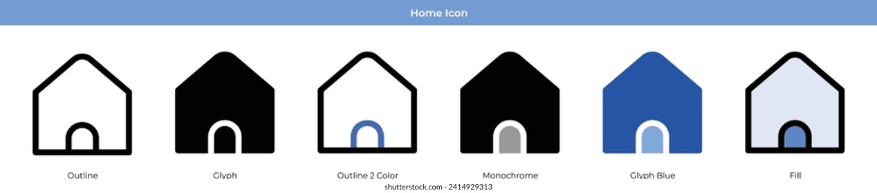 Startsymbol-Set für Vektordesign