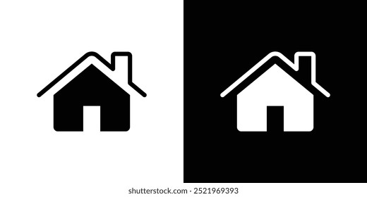 Home icon set vector illustration