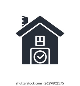 home icon set.vector.Editable stroke.linear style sign for use web design,logo.Symbol illustration.