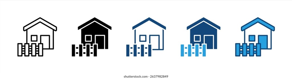 Home icon sheet multiple style collection