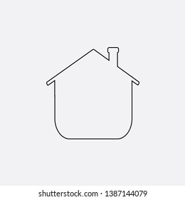 home icon sign signifier vector