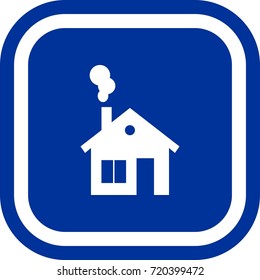 Home icon , sign Square with rounded corners
