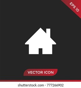 Home icon silhouette.