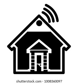 Home icon. Simple illustration of home vector icon for web