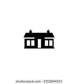 Home icon. Simple style building company big sale poster background symbol. Web site home page button . Home brand logo design element. Home t-shirt printing. vector for sticker.